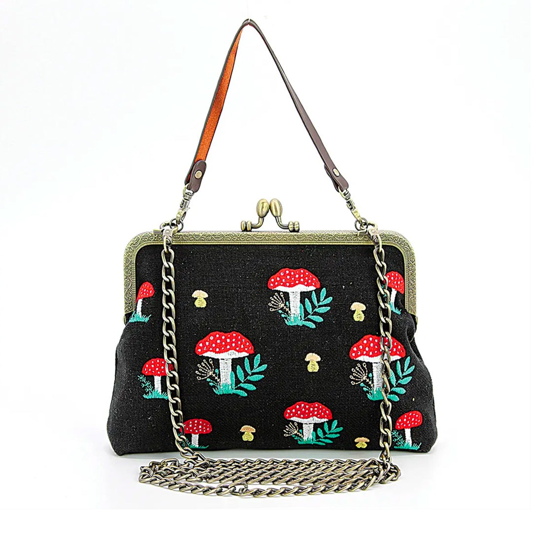 Woodland Mushroom Kiss Clasp Purse – Curiosa - Purveyors of Extraordinary  Things