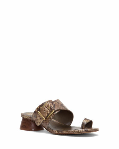 Vince Camuto Rabenie Lizard Print Ankle Strap Leather Ice Cube