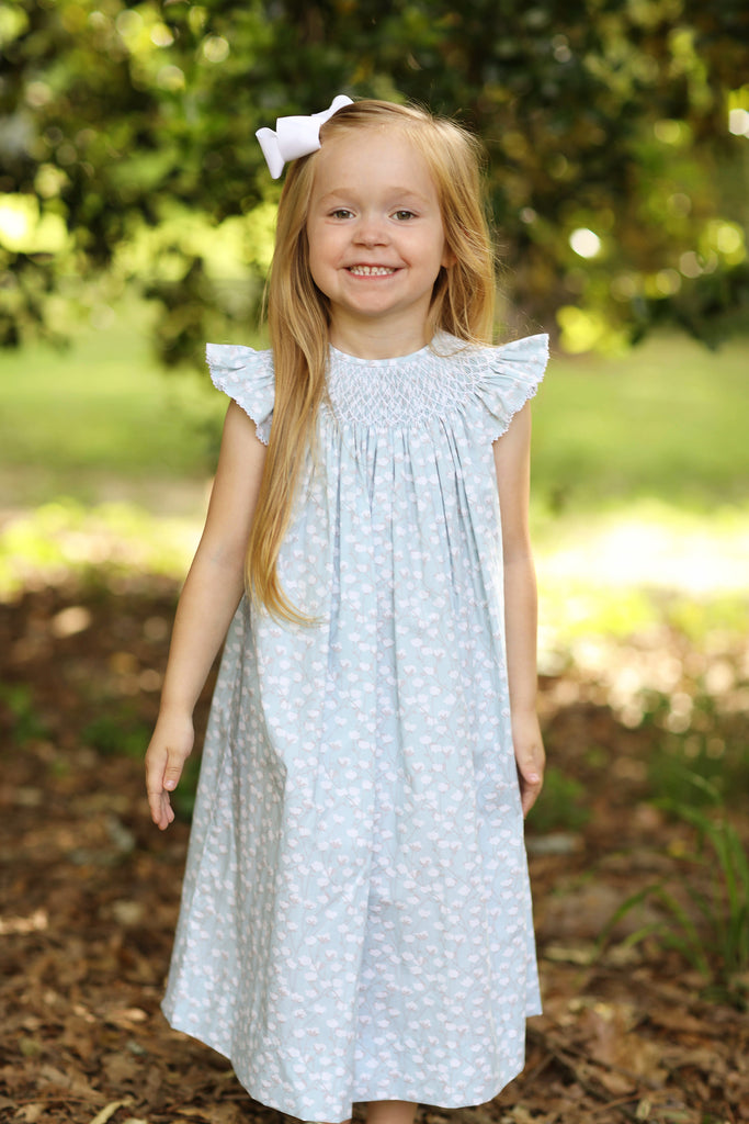 smocked bishop dress