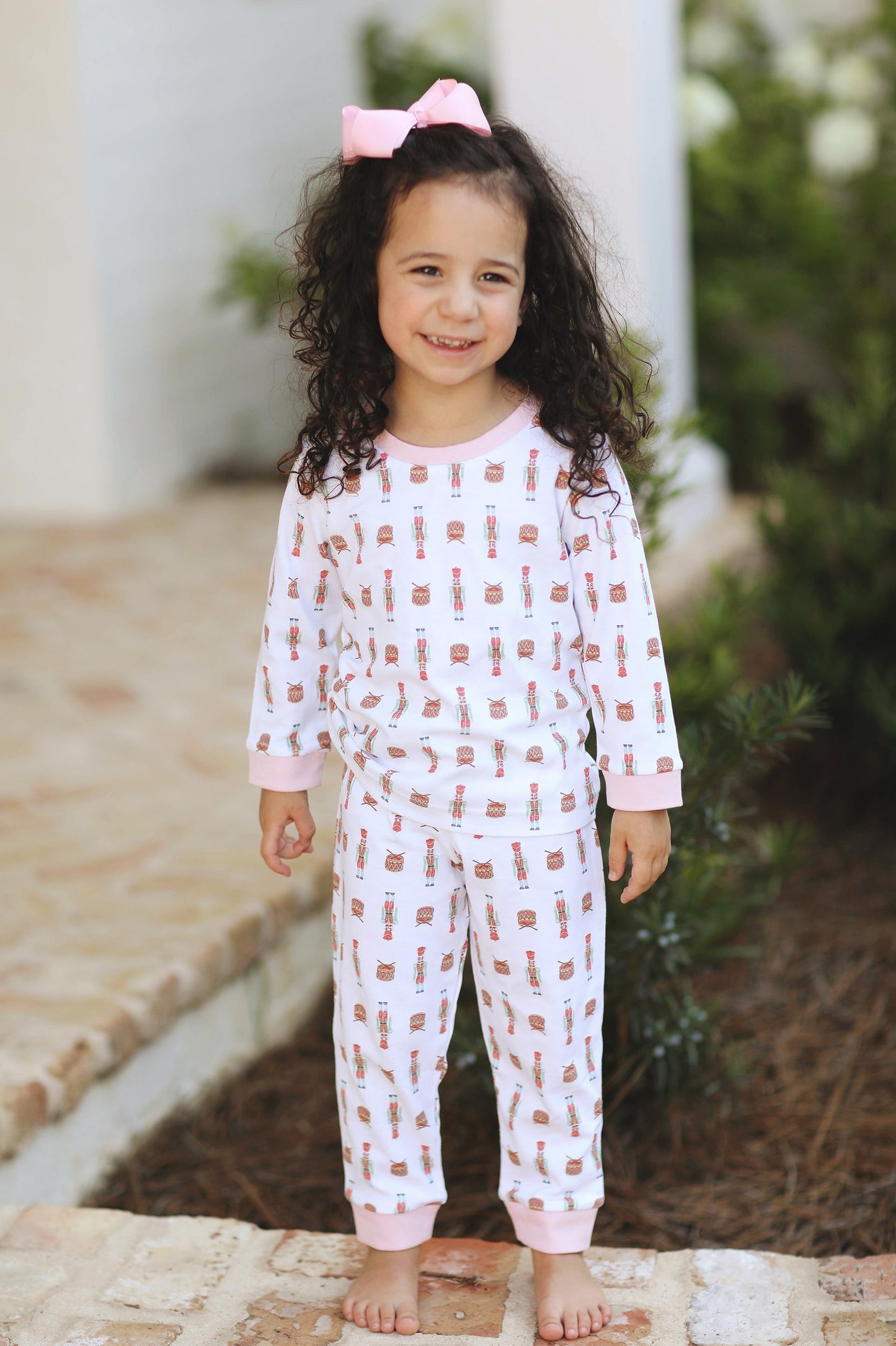 Bamboo Pajamas Set- Christmas Lights (Unisex) Luella Lane – The Smocking  Place