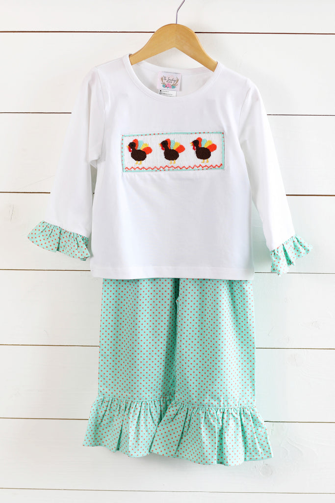 turkey smocked dress