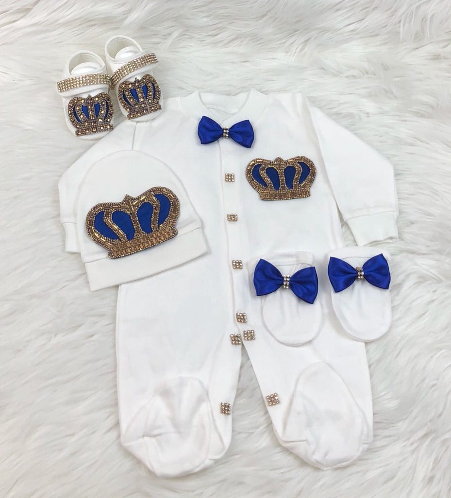 royal blue outfit for baby boy