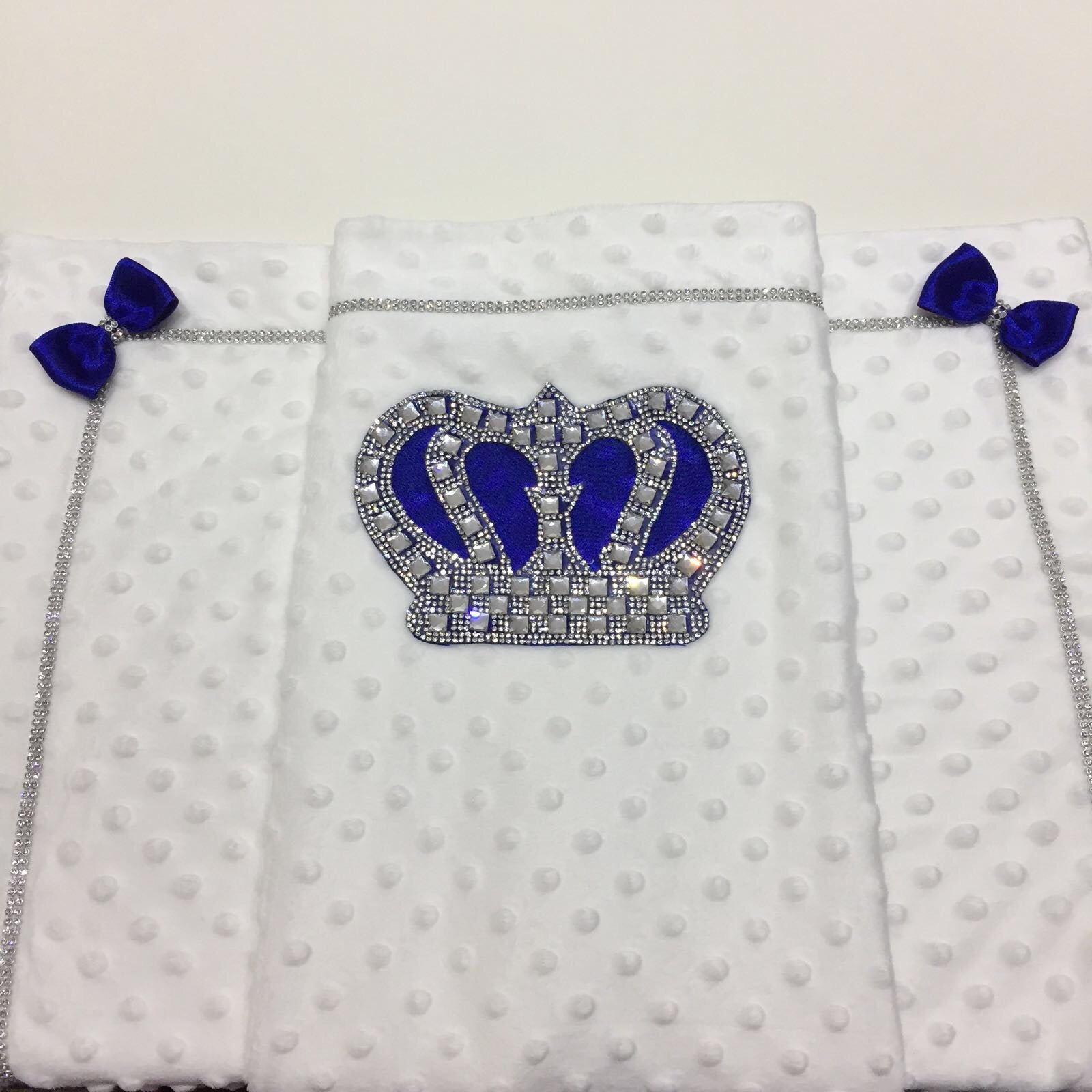 royal blue baby blanket