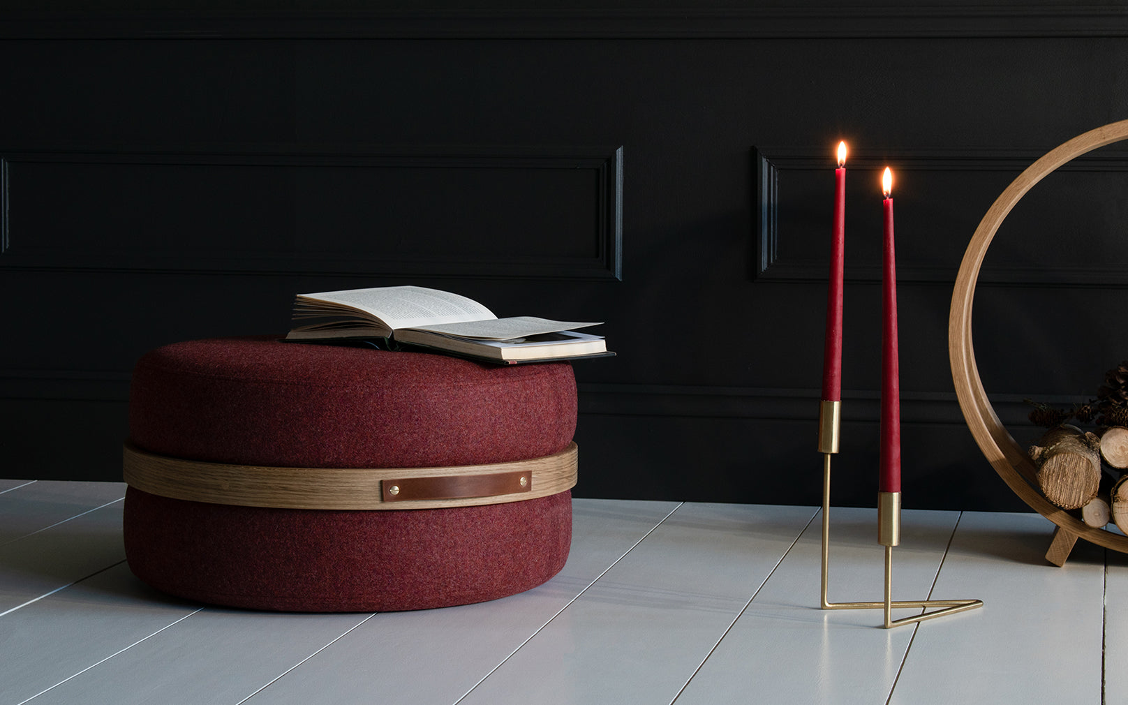 Tom Raffield Beeble Pouffe