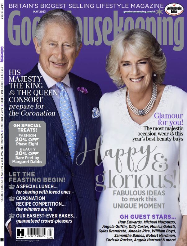 front cover of the May 2023 issue of Good Housekeeping