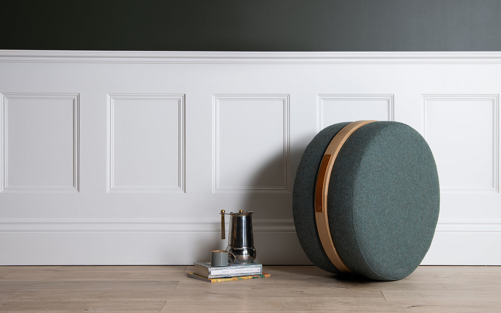 Tom Raffield beeble pouffe