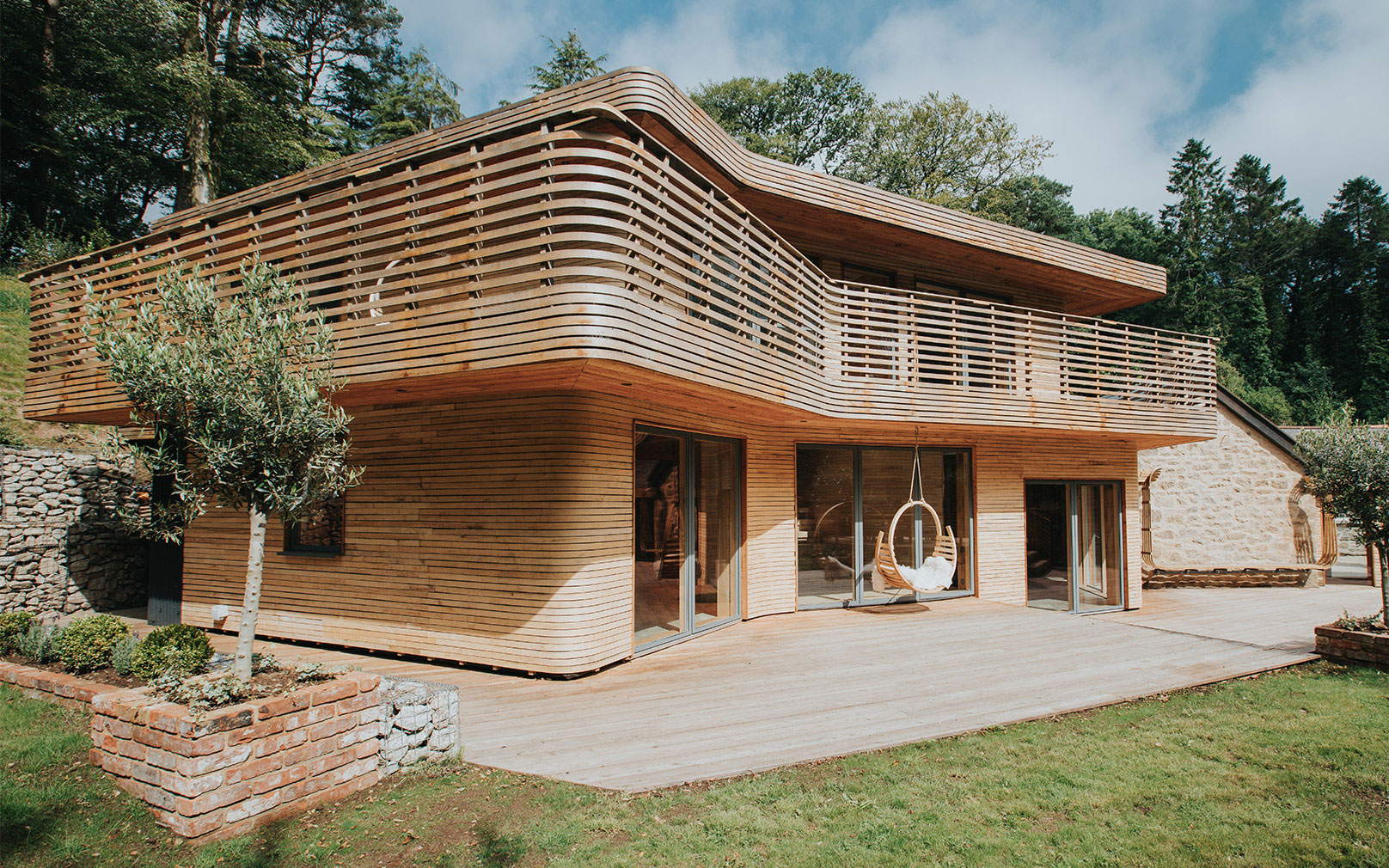 Tom Raffield's house of steam-bent wood