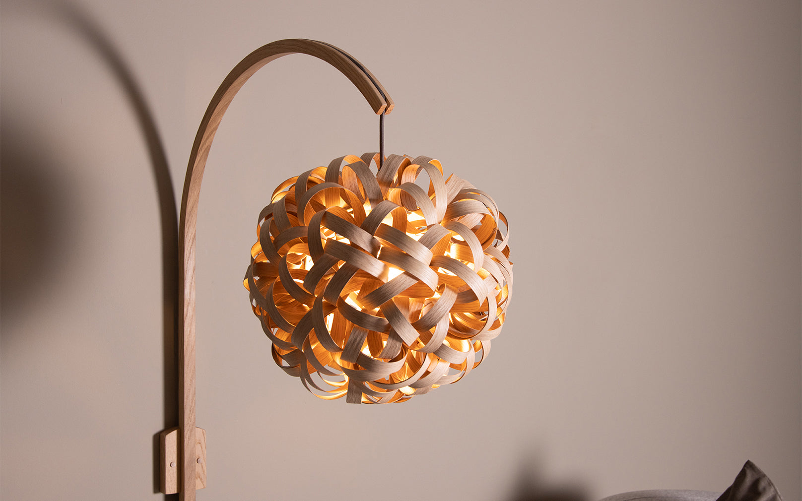 tom raffield tilow wall light