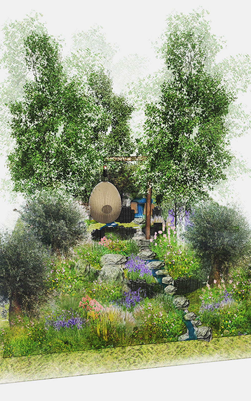 Yeo Valley organic garden artist mock up