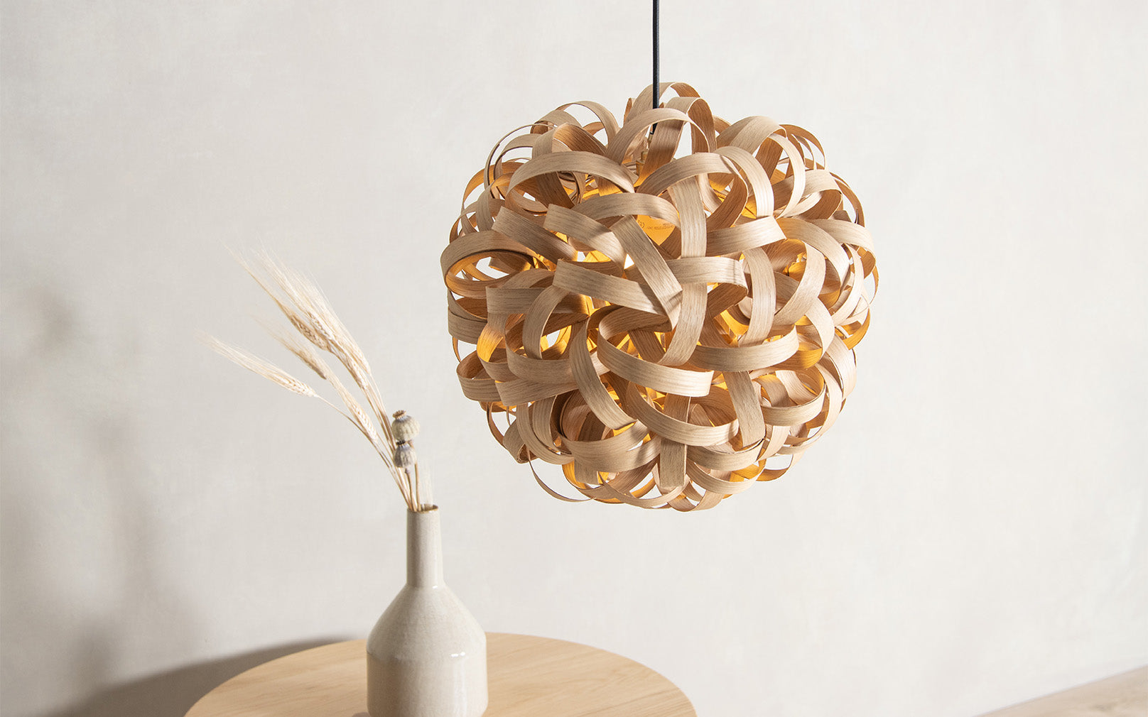 tom raffield lamp shade