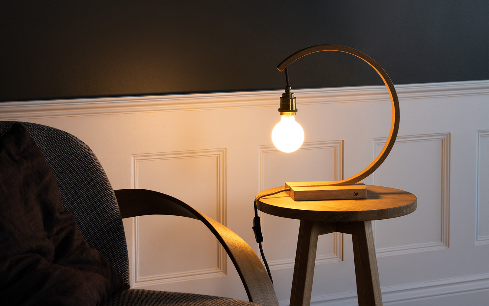 tom raffield hanter table lamp