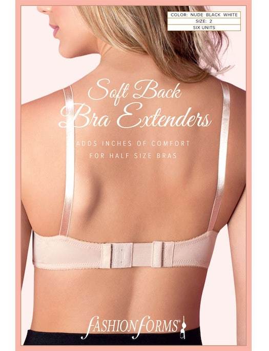 Lingerie Solutions 3-Hook Bra Extender Assorted Colors