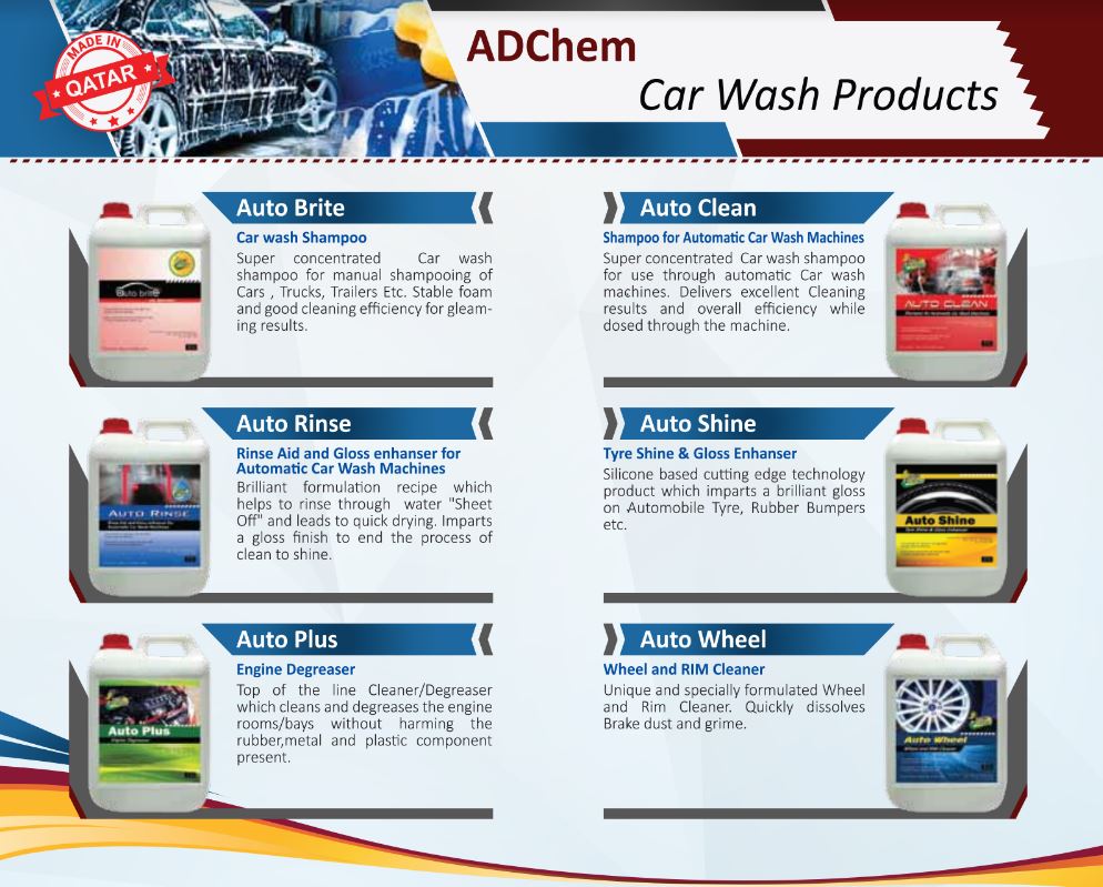 BUY ADCHEM CAR WASH PRODUCTS IN QATAR | HOME DELIVERY WITH COD ON ALL ORDERS ALL OVER QATAR FROM GETIT.QA