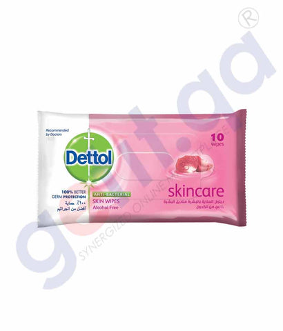 DETTOL SKIN WIPES SKINCARE 10'S