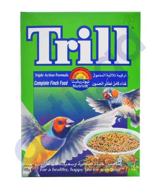 TRILL NUTRIVIT COMPLETE FINCH FOOD 500GM