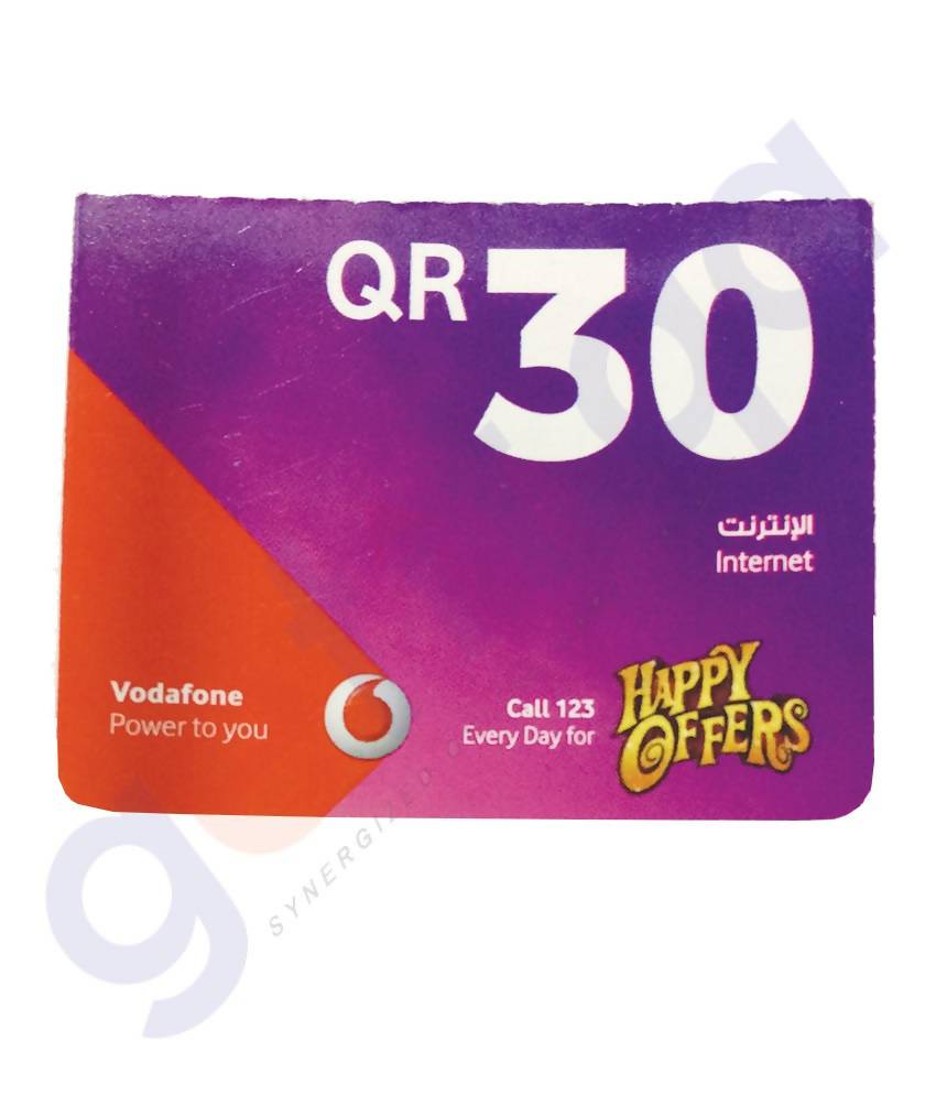 Getit Qa Shop For Vodafone Internet Card 30 Online In Qatar