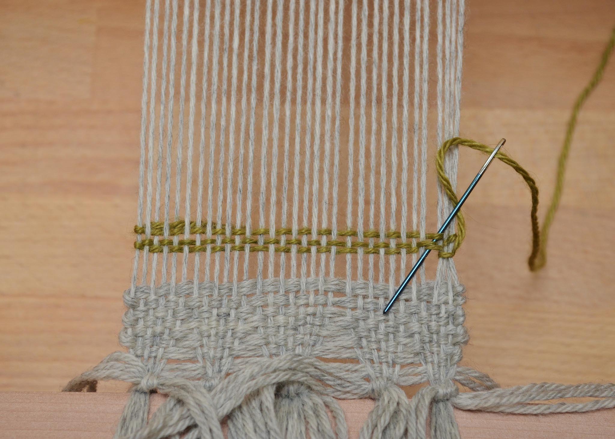 How to Hemstitch Weaving Projects on the Loom