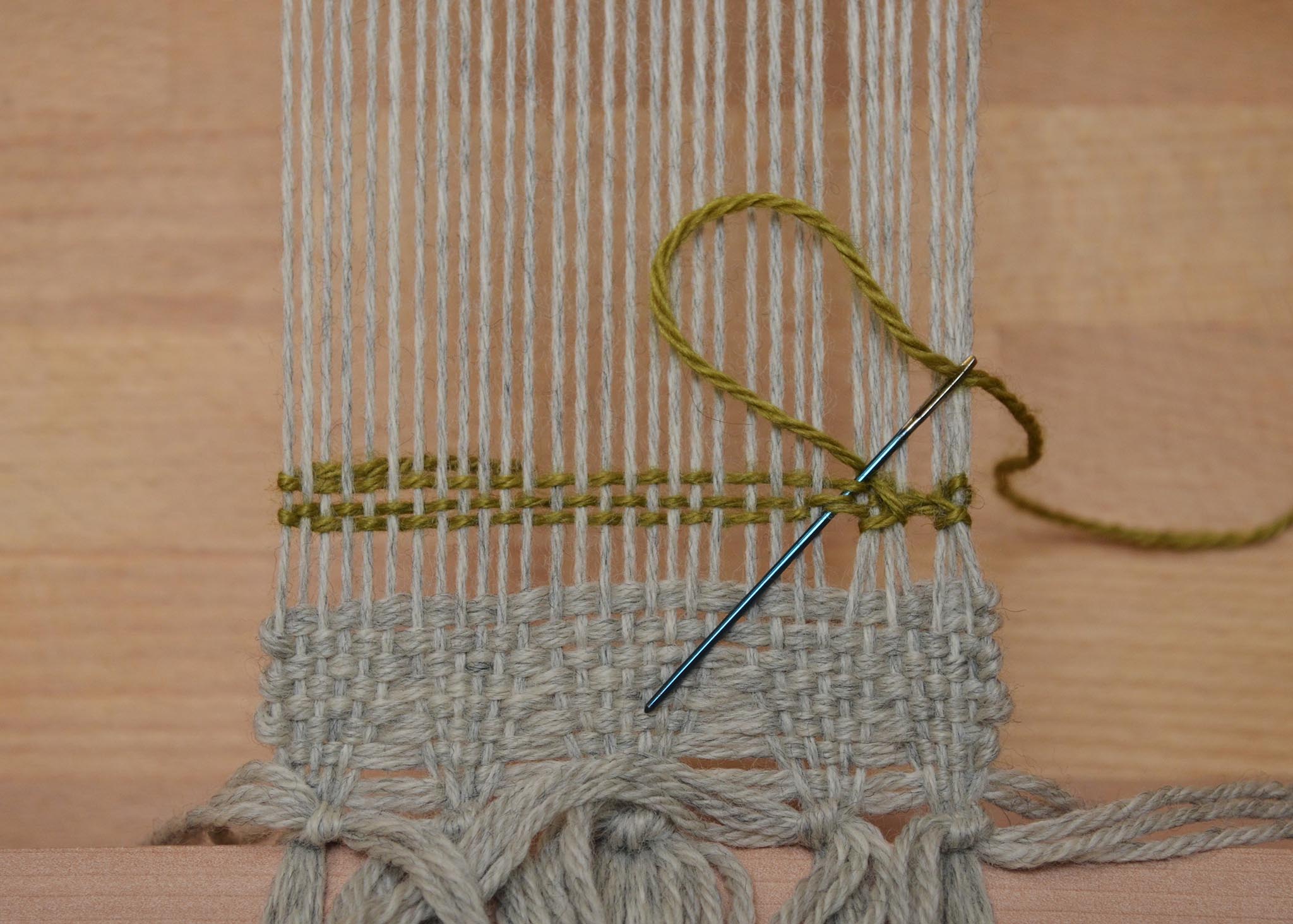 How to Hemstitch Weaving Projects on the Loom