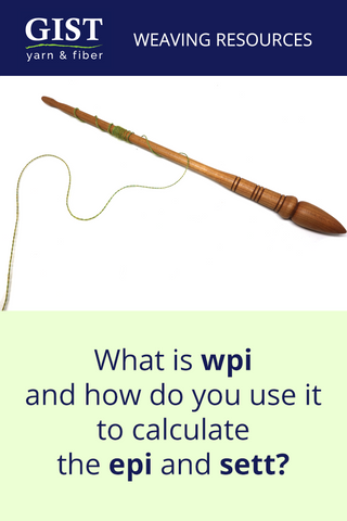 Sett Chart For Weaving