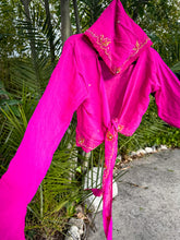Load image into Gallery viewer, Celestial Fuchsia Wrap Top
