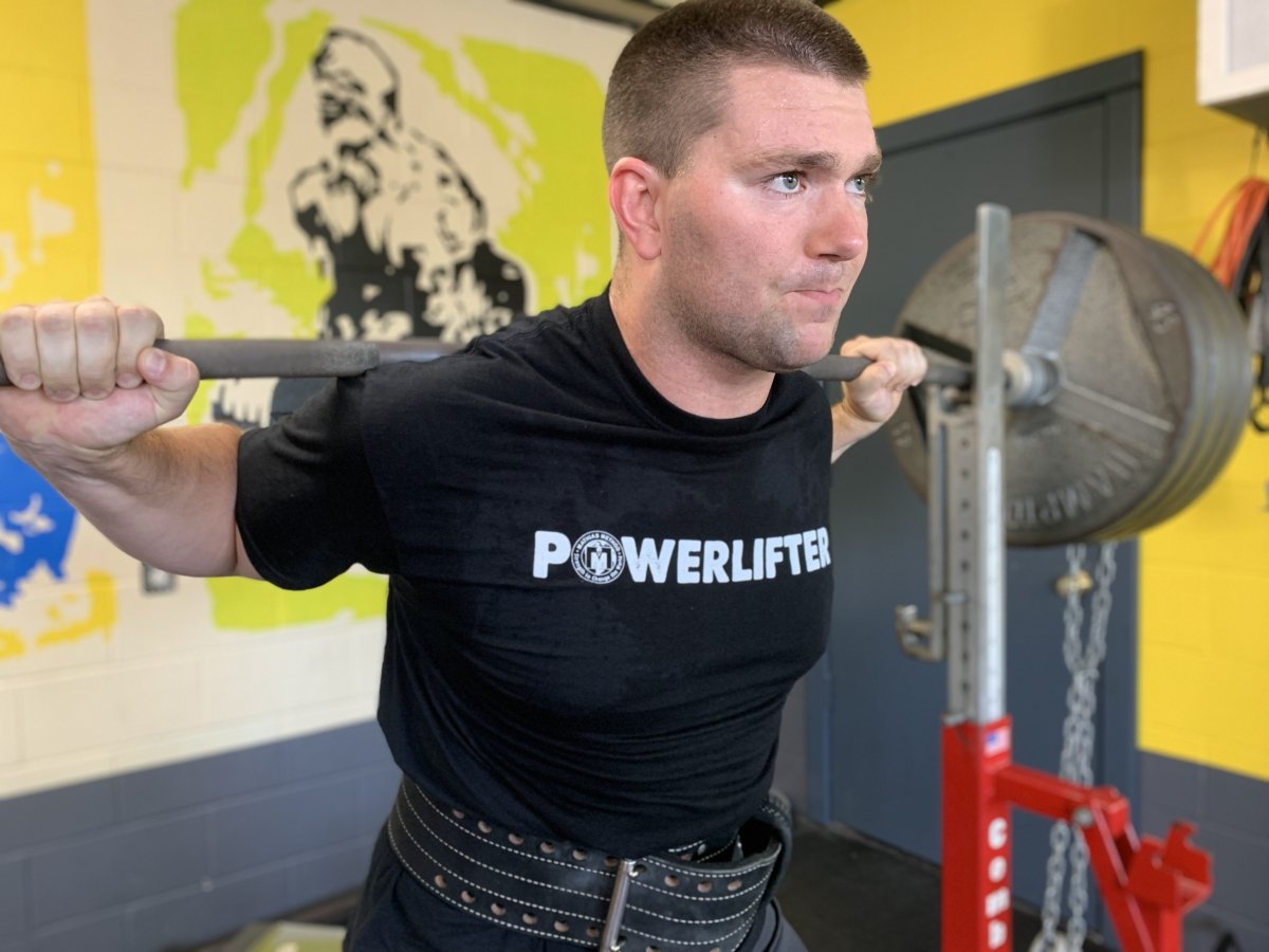 Powerlifter Ryan J. Mathias