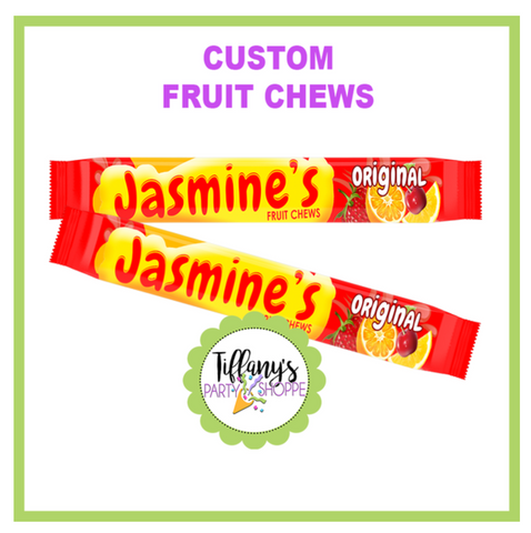 Custom Starburst Fruit Chews Candy Wrapper Unfilled Or Filled Tiffany S Party Shoppe