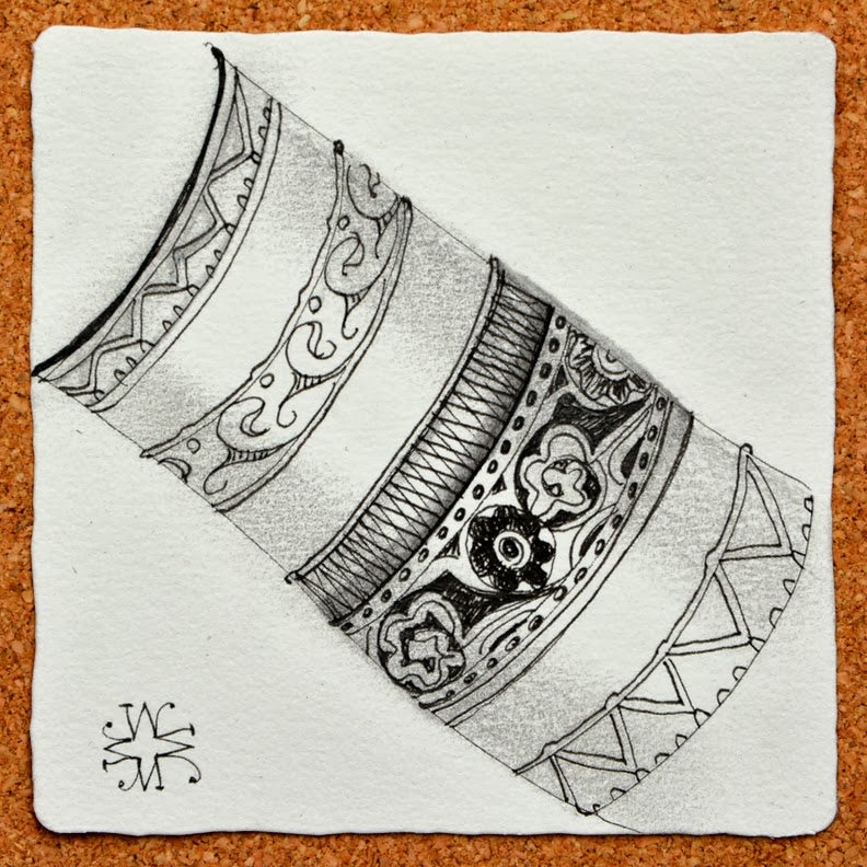 Bordering On...and on... – Zentangle