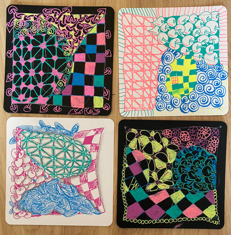 The Triangle Tangle — Introduction to Zentangle Class