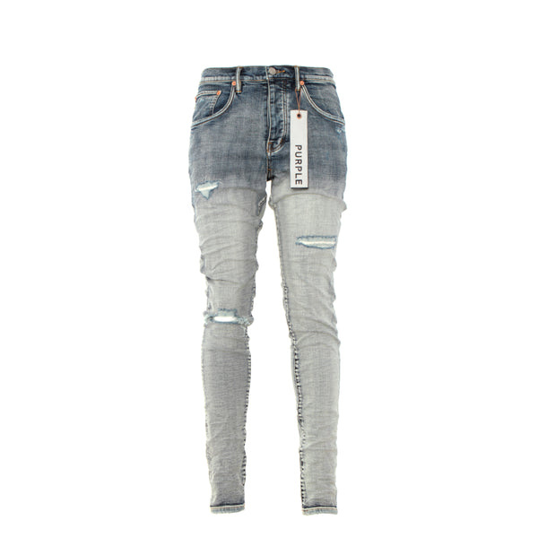 Purple Brand Monogram Denim Skinny Jeans in Gray for Men