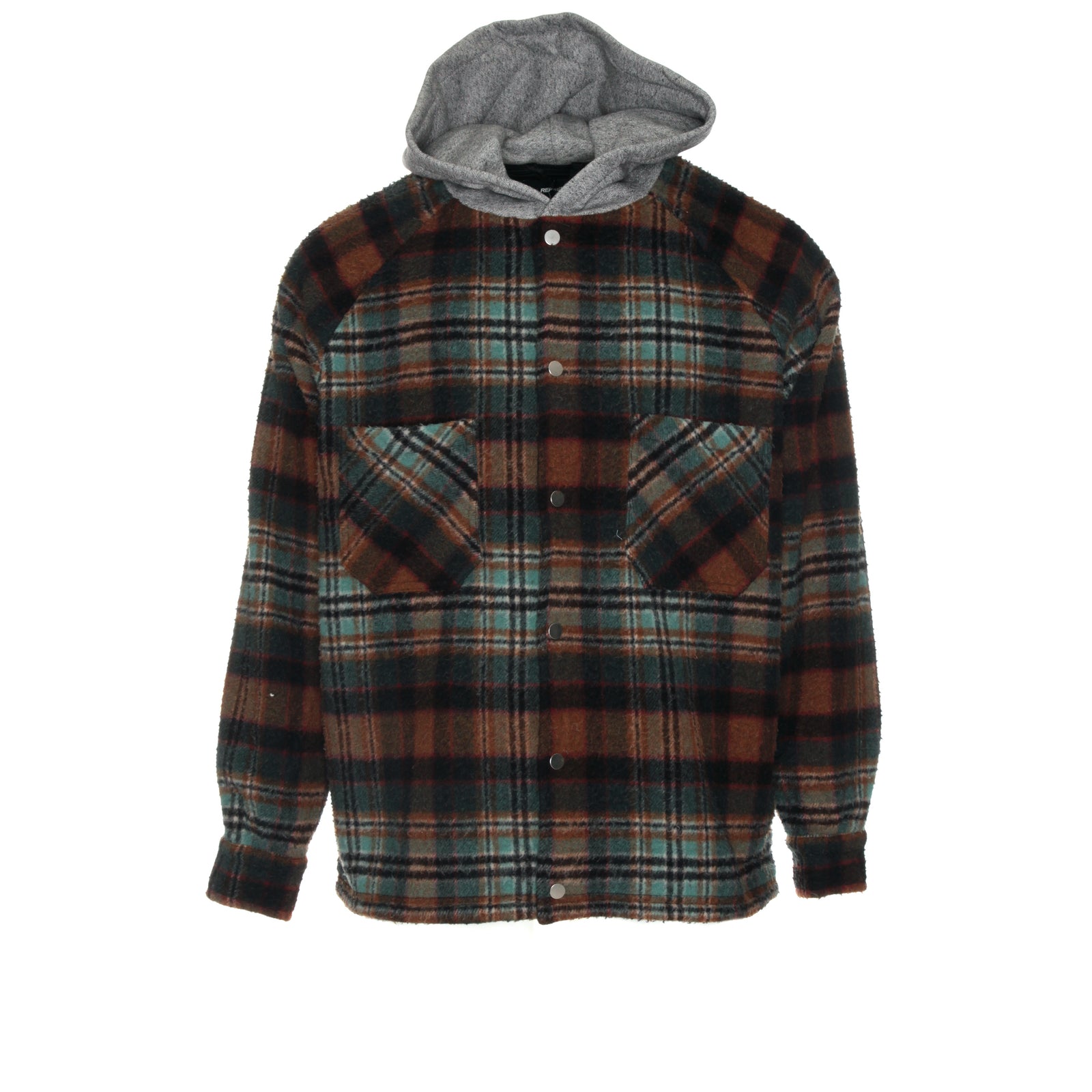 thick flannel hoodie