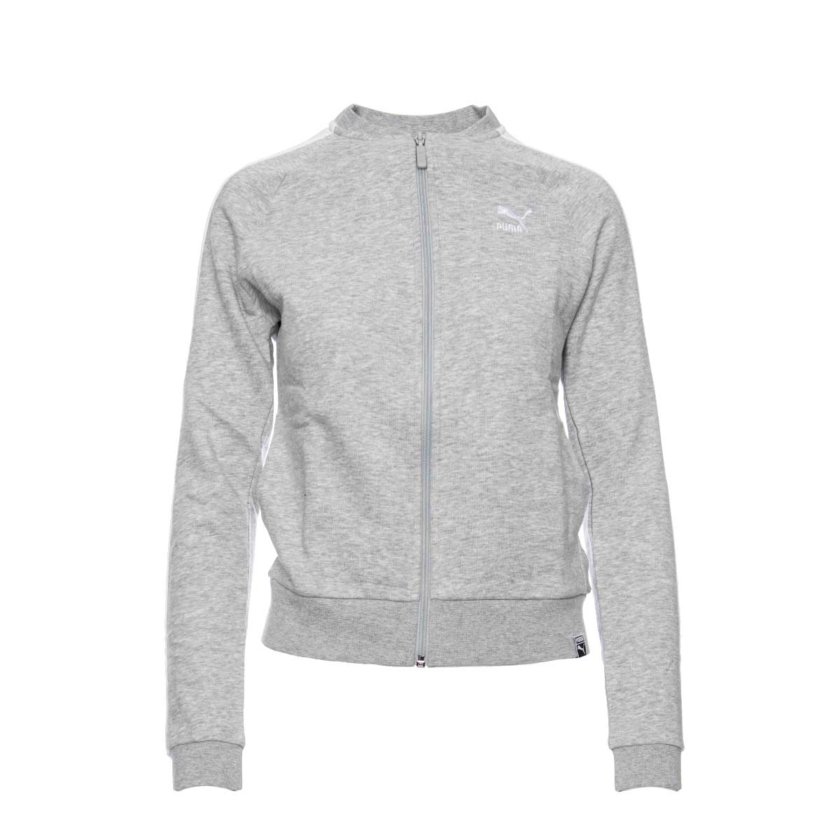 puma t7 track jacket grey