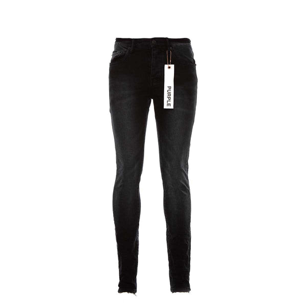 PURPLE Brand Men's Designer Jeans P001- Black Over Spray – SIZE