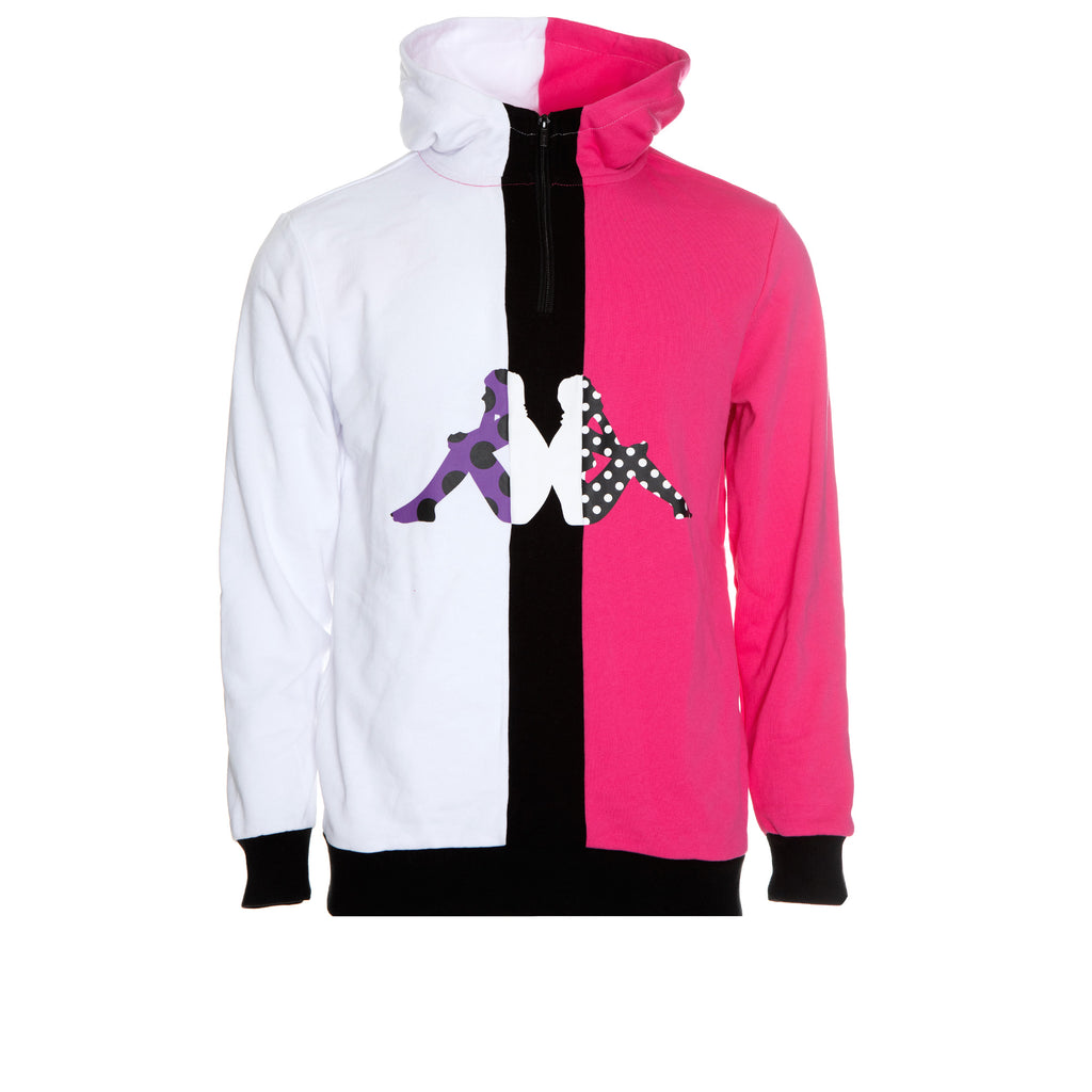 pink kappa hoodie