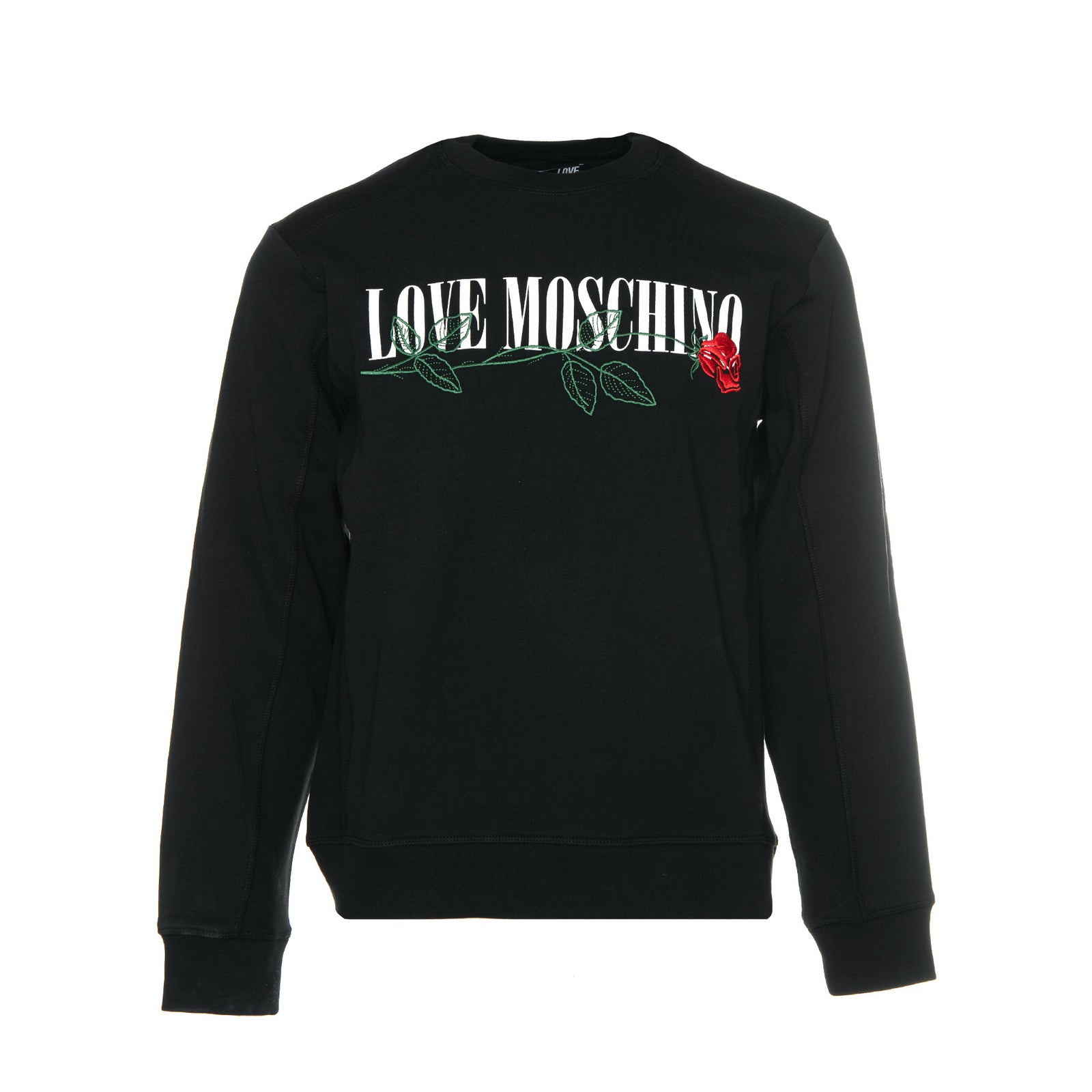 love moschino rose sweatshirt