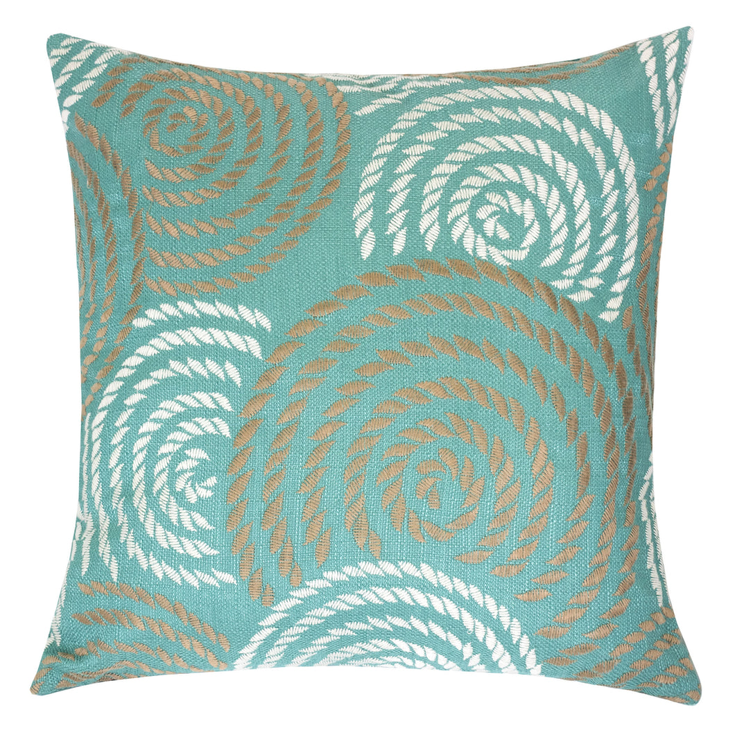 turquoise throw pillows