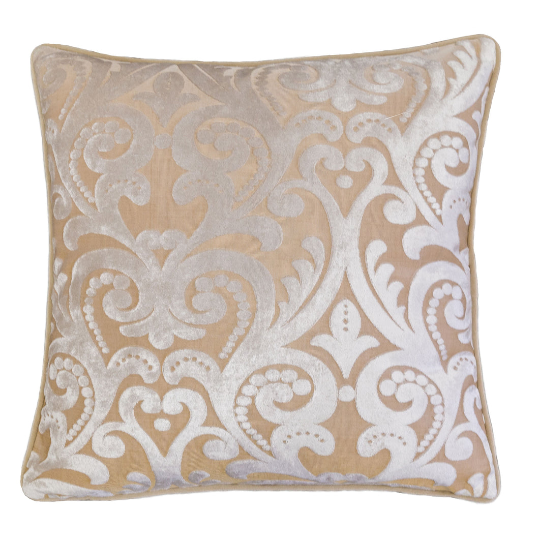 Cut Velvet Geometric Elegant Design Throw Pillow – Home Accent Pillows