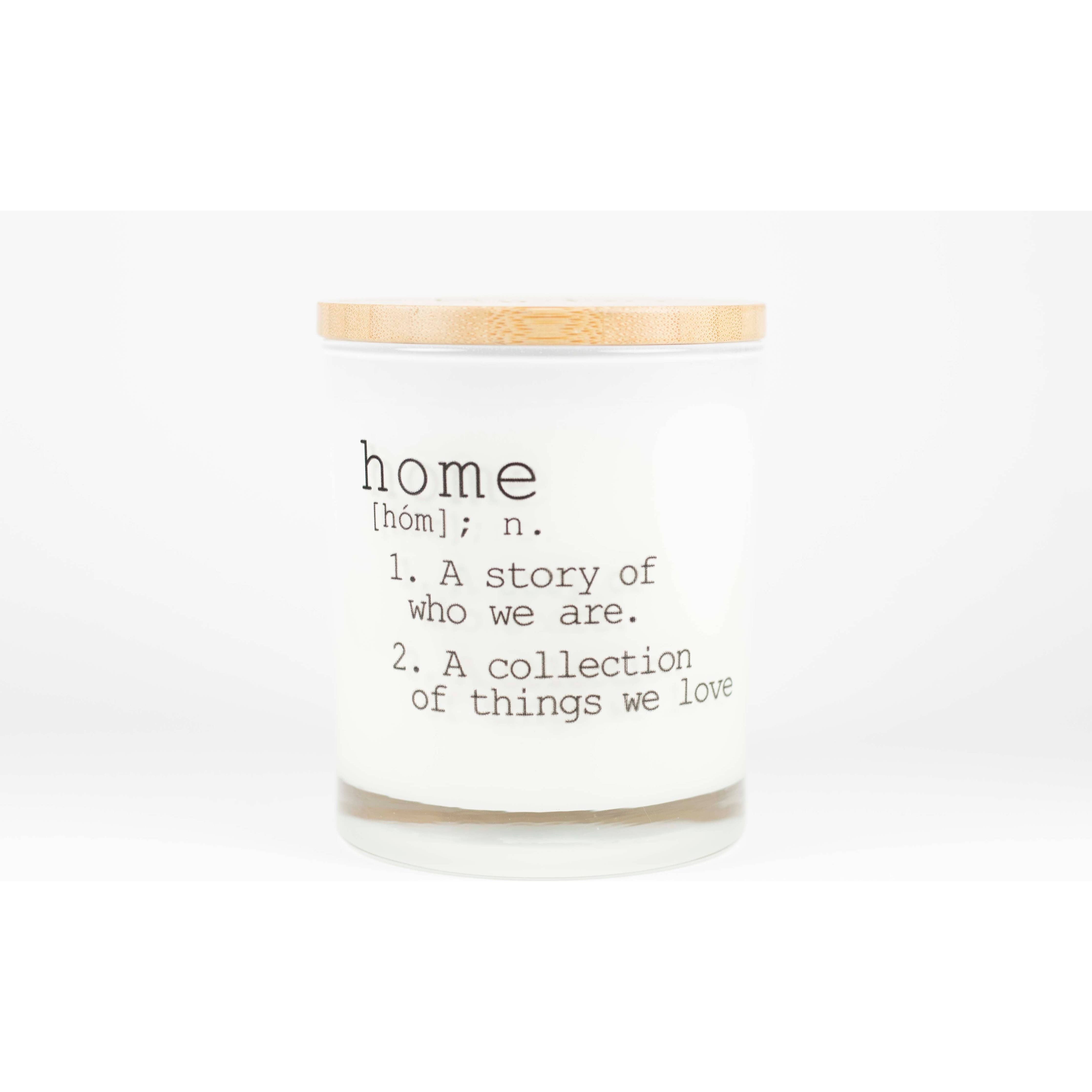 Home Definition Soy Candle