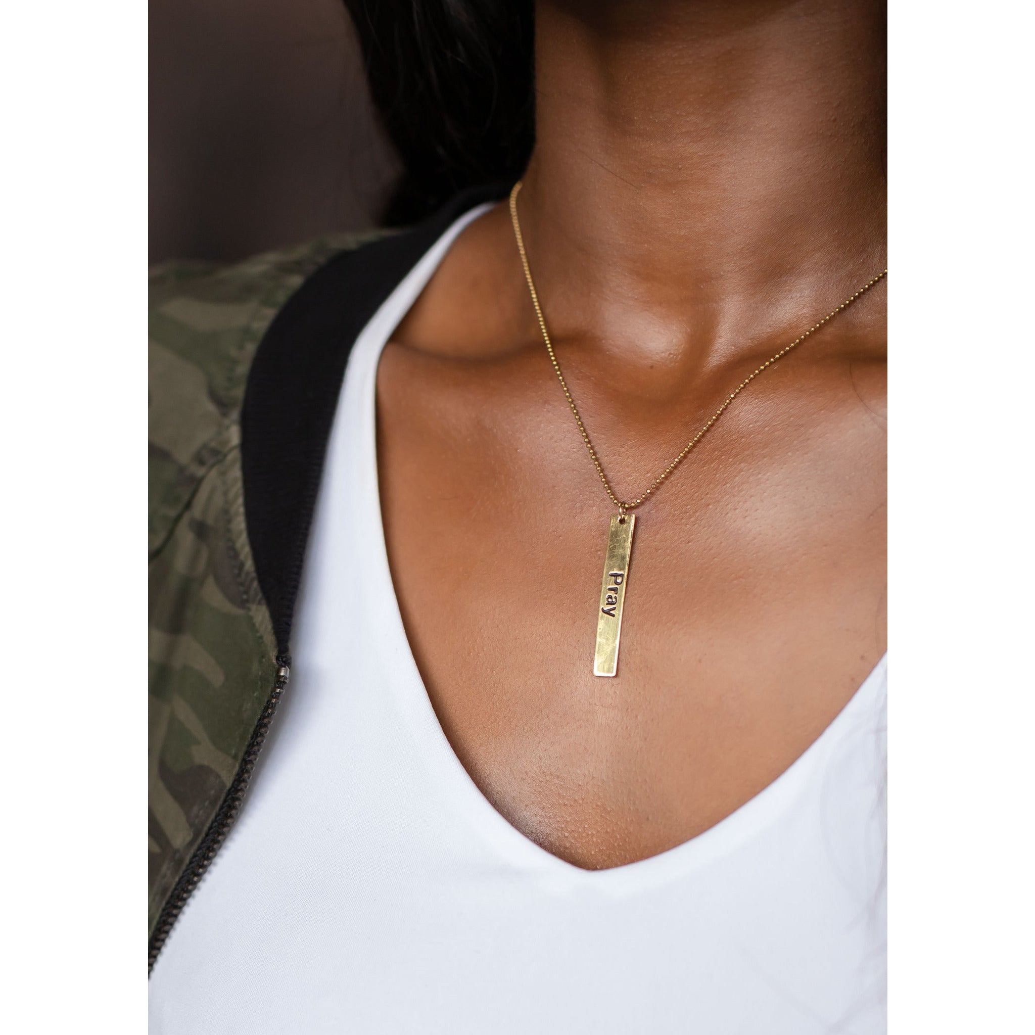 Pray Necklace Gold