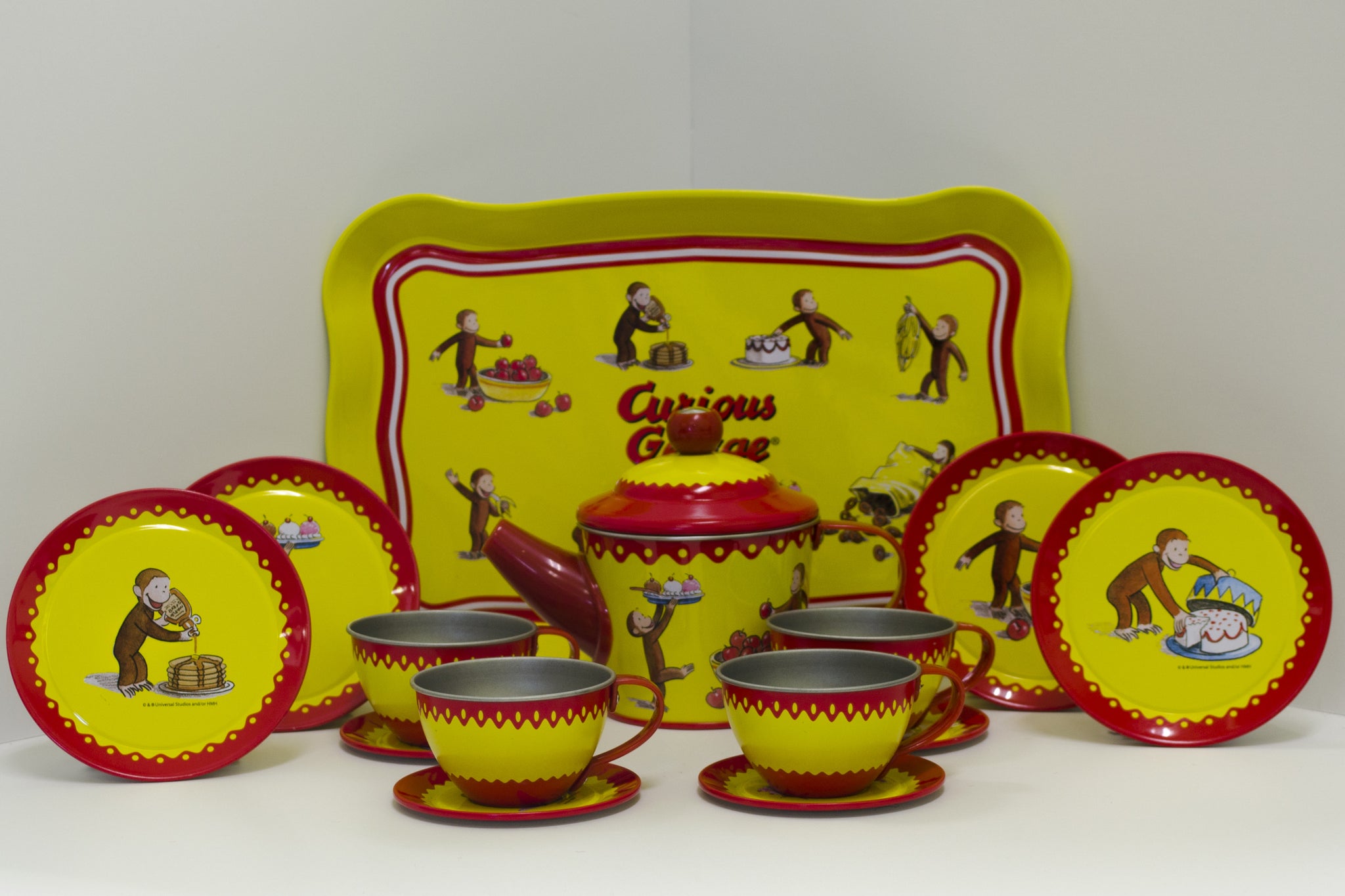 curious george tea set