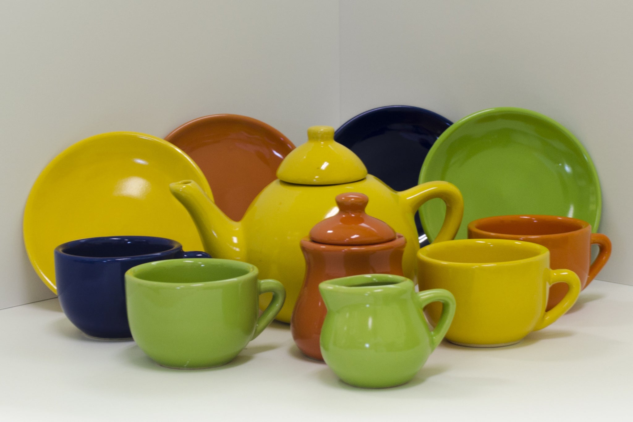 fiestaware children's tea set