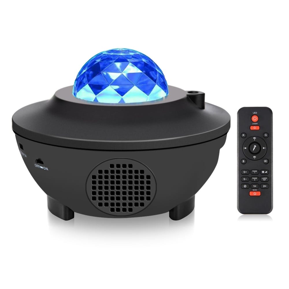 Bluetooth Music Starry Night Light Projector W/ Remote
