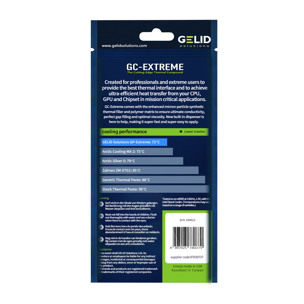 Gc Extreme Thermal Paste 3 5g Tc Gc 03 A Gelid Store Powered By Gelid Solutions