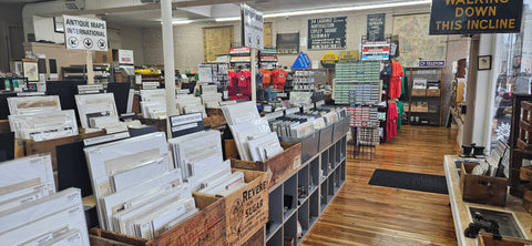 Interior view of MBTAgifts retail store