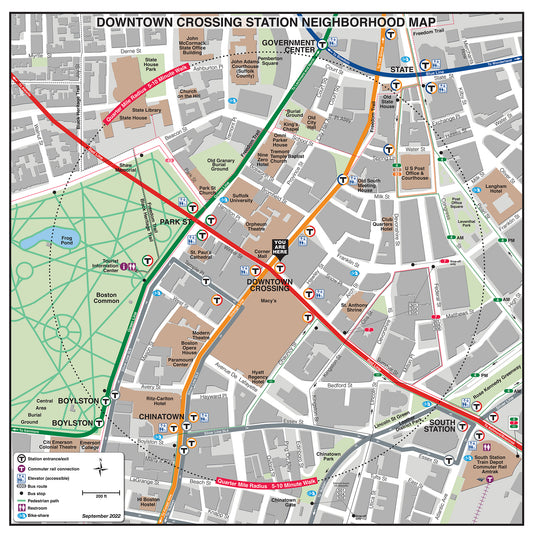 t red line map