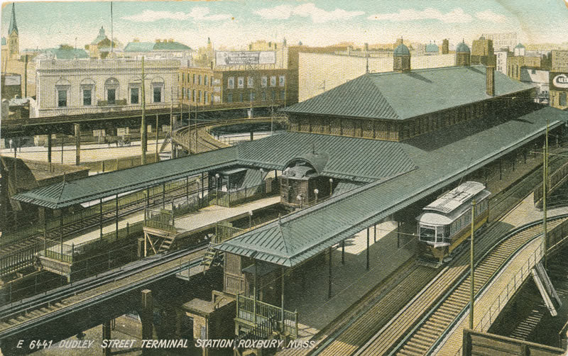 Vintage Postcard: Dudley Street Station