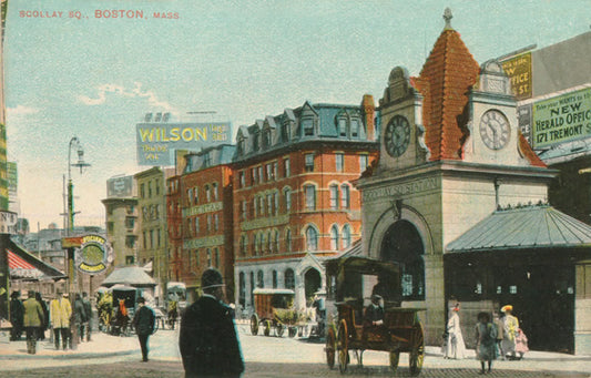 Postcard Town House Square, Salem, Mass udb A128