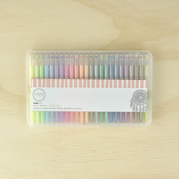 Kaiser Craft Colors Pastel Gel Pens 12 Assorted Colors in Storage