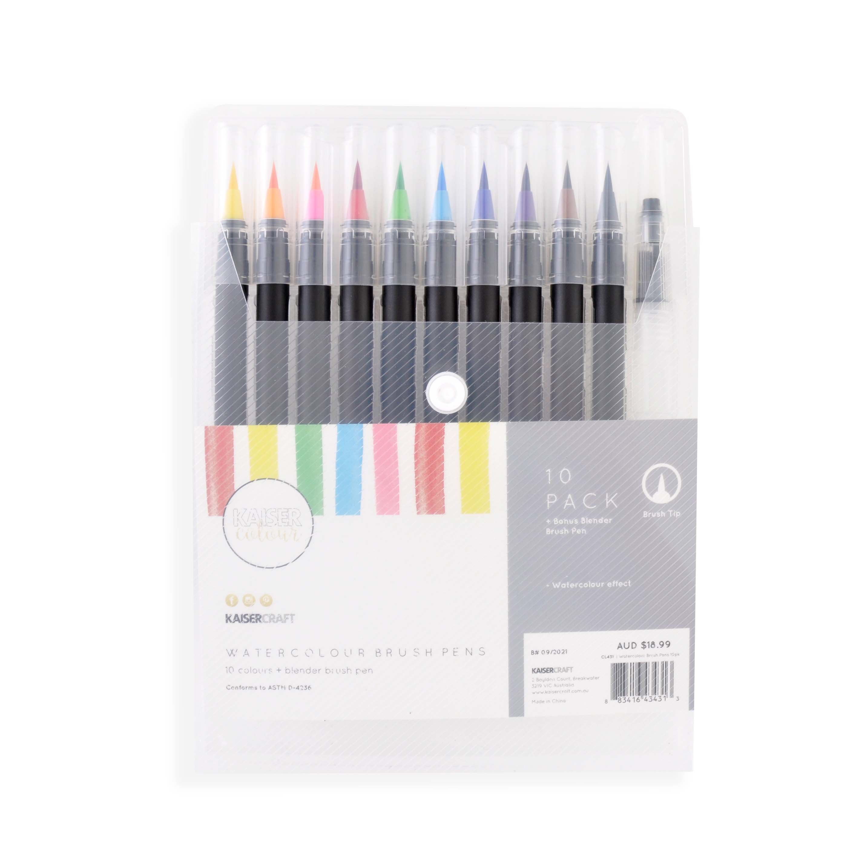 Watercolour Brush Pen 20Pk