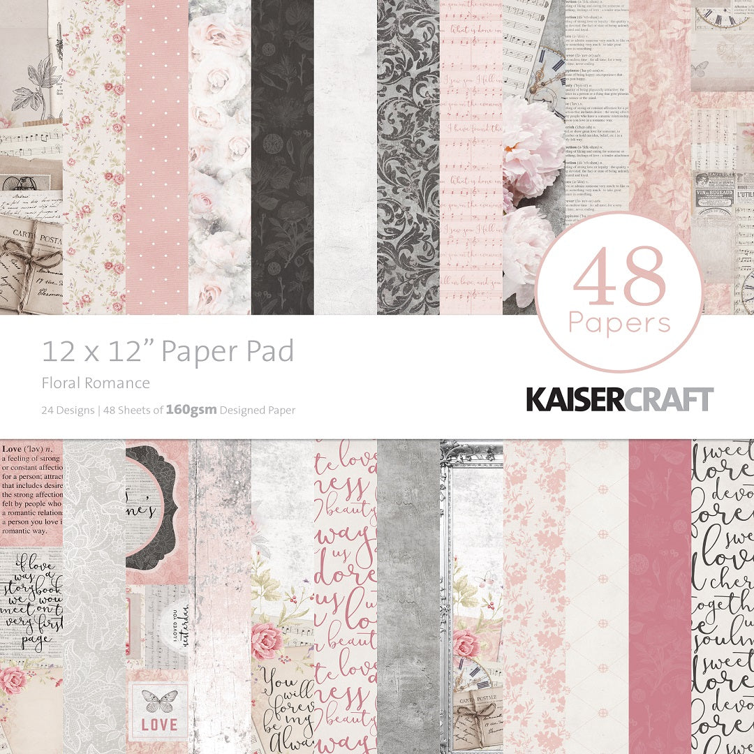 Kaisercraft Fleur SWEETIE 12” x 12” Scrapbook Sheet – Scrapbooksrus