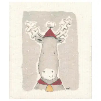 Christmas Reindeer Swedish Towel
